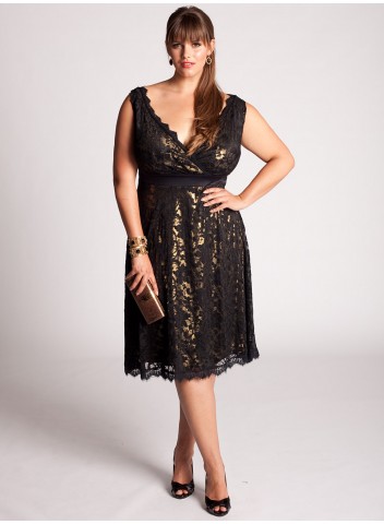 Black Maternity Dress on Fashionable Dress Silk Georgette Sequin Drape Dress From Igigi Plus