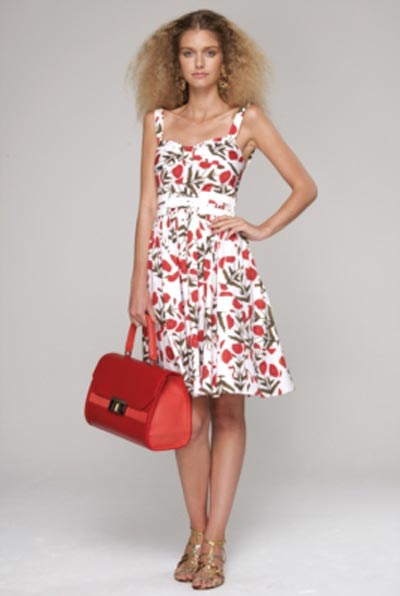 Dress Model on Oscar De La Renta Spring Dresses 2012
