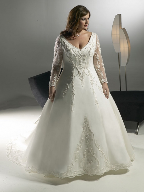 plus size wedding dresses 2012 in diffrent colors white ivory
