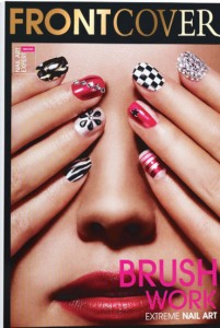 Front Cover Brush Work Nail Art Winter