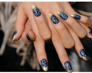 Nail Stained Glass Effect Spring Summer