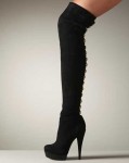 Womens Suede Knee High Boots