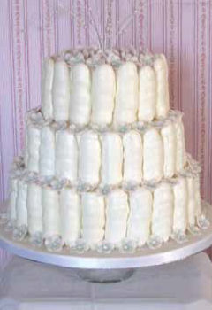 white wedding cakes