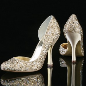 Crystal Evening Shoes By Benjamin Adams