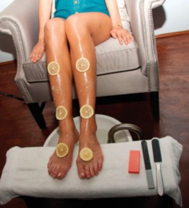 Homemade Citrus Pedicure