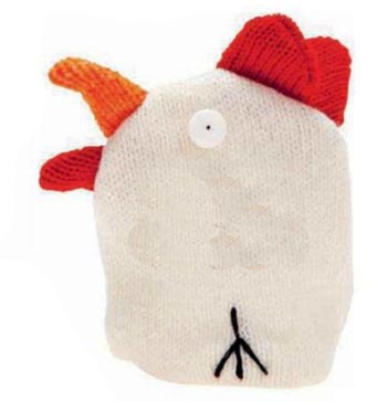 Kitchen Accessories with Knitted and Crochet Motifs