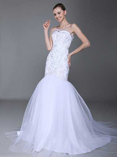 Mermaid Wedding Dresses 2012