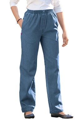 Mother’s Day Fashion Gifts-Woman Within Jeans with pull on elastic waist