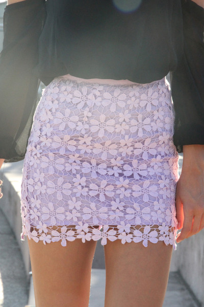 SABO SKIRT - Women’s Mini Skirts lila skirt