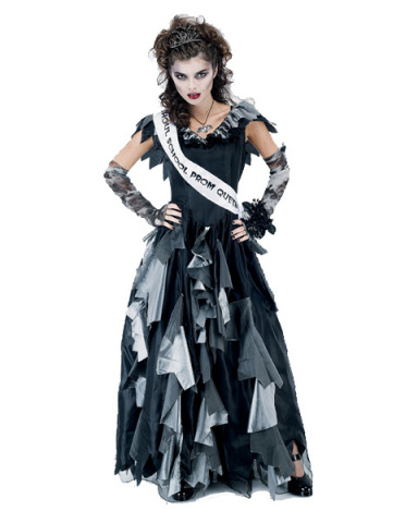 Womens Halloween Costume Ideas Womens Zombie Prom Queen Costume