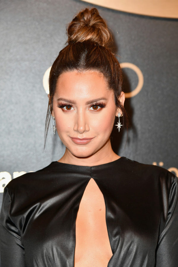 Ashley Tisdale's Sleek and Chic Knot
