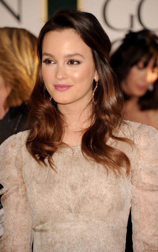 Leighton Meester's Half-Up Hairstyle