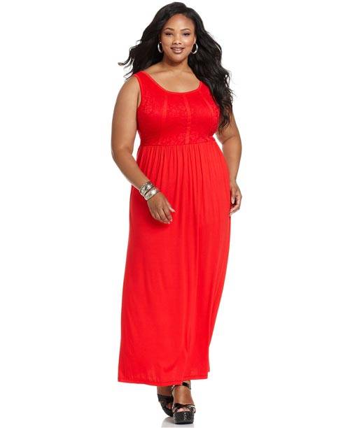 Plus Size Sleeveless Maxi Dresses
