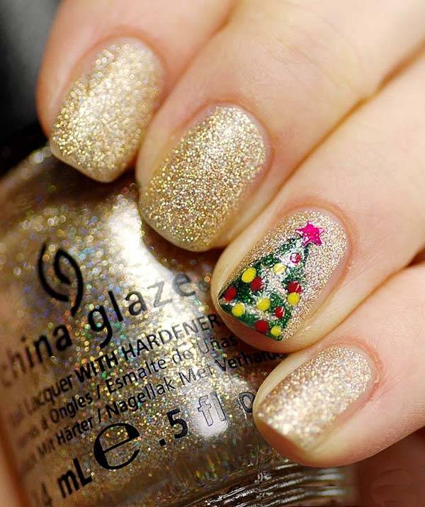 Christmas Nail Art Design Ideas 2013-2014