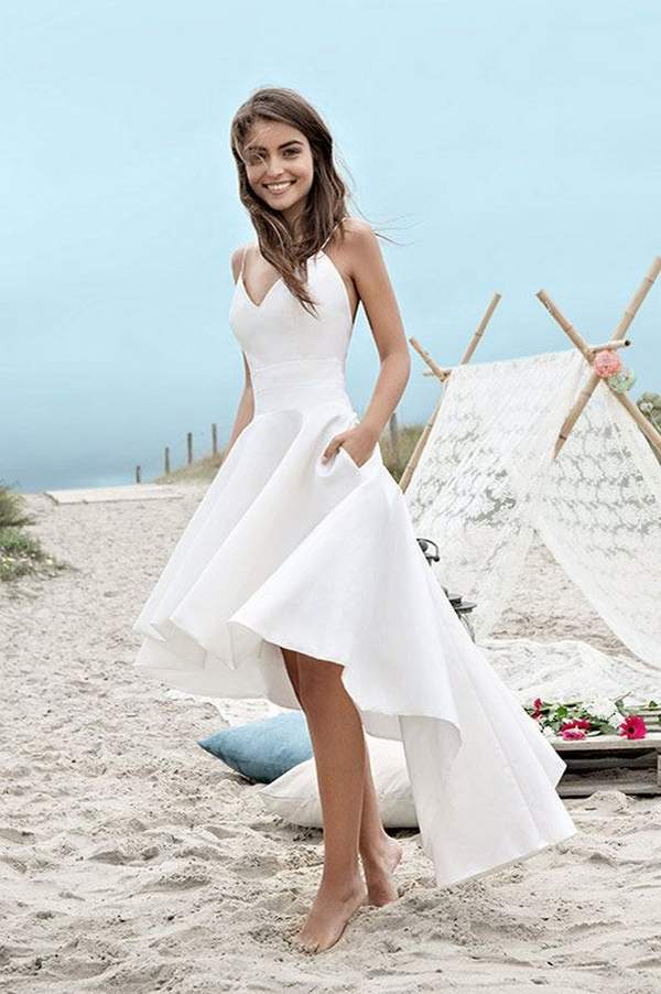 Short Beach Wedding Dresses