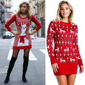 Variety of Ugly Christmas Sweater Dress Styles for Holiday Party