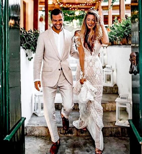 crochet beach wedding dress