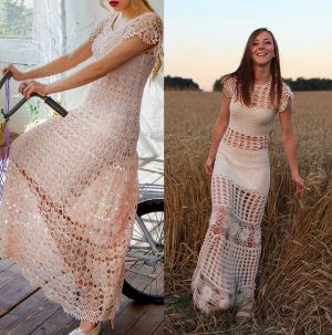 Crochet Dresses — Beach Wedding Crochet Dresses