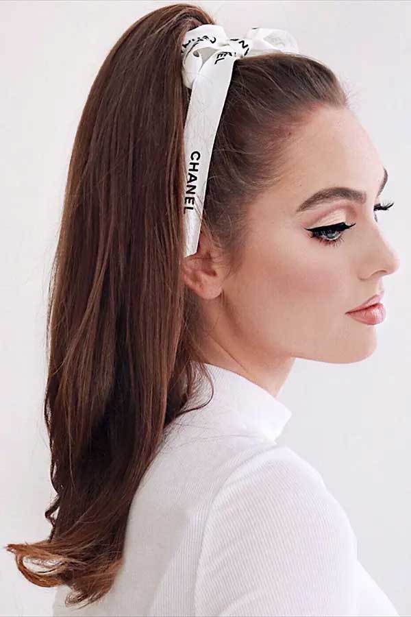 CHANEL Ponytail Hairstyle