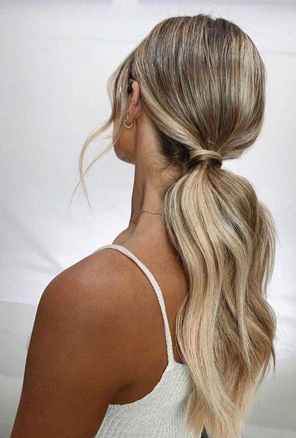 35 Creative Low Ponytail Hairstyles For Any Season And Occasion | Low ponytail  hairstyles, Elegant ponytail, Wedding hair inspiration