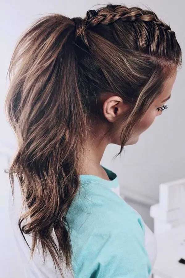 ponytail hairstyles for medium-hair